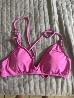 Roxy Purple Athletic Bikini Top
